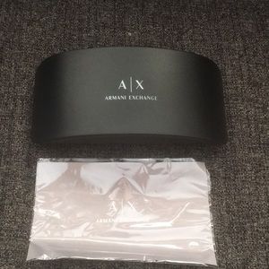 Armani exchange glasses case